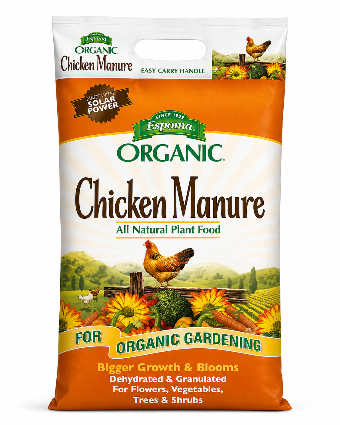 Espoma Organic Chicken Manure – Fertilizante Natural para Jardinería